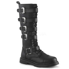 Bolt-425 - Black Vegan Leather  