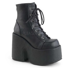 Camel-203 - Black Vegan Leather