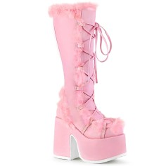 Camel-311 - Pastel Pink Vegan Leather