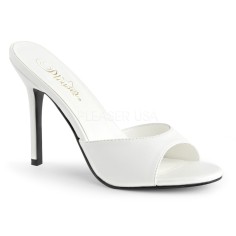 Classique-01 - White Kid Pu  