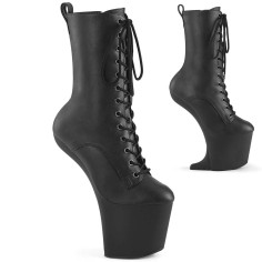 Craze-1040 - Black Faux Leather Matte