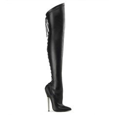 Devious Dagger-3060 - Black Stretch Pu