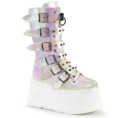 Damned-225 - Pearl Iridescent Vegan Leather  