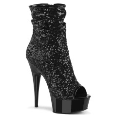 Delight-1008SQ - Black Sequins Matte
