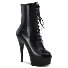 Delight-1020 - Black Leather/Black
