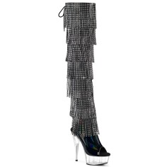 Delight-3017HG-RSF - Black Hologram Patent Clear