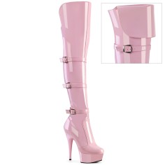 Delight-3018 - Pink Stretch Patent