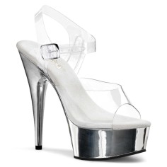 Delight-608 - Clear/Silver Chrome