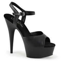 DELIGHT-609 - Black Pu Black Matte