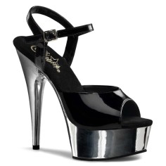 Delight-609 - Black/Silver Chrome
