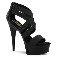 Delight-669 - Black Elasticated Band/Black