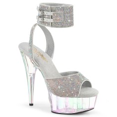 Delight-691HTRS - Silver AB Rhinestones TPU Hologram