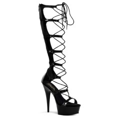 Delight-698 - Black Patent/Black