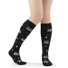 Dh-202 - Black Gray Combed Cotton - 6 pairs