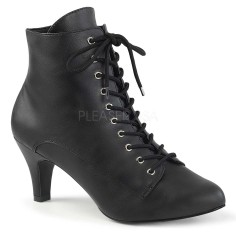 DIVINE-1020 - Black Faux Leather