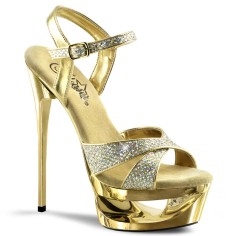 Eclipse-619G - Gold Multi Glitter/Gold Chrome