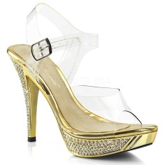 Elegant-408 - Clear Gold Chrome  