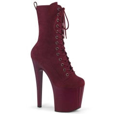 Enchant-1040 - Burgundy Faux Suede Matte