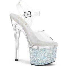 Esteem-708LG - Clear White Multi Glitter