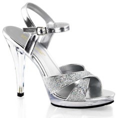 Fabulicious FLAIR-419G - Silver Multi Glitter Clear