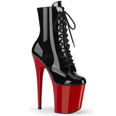 Flamingo-1020 - Black Pat Red  