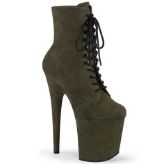 Flamingo-1020FS - Emerald Green Faux Suede  
