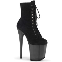 Flamingo-1020FST - Black Faux Suede  