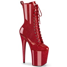 Flamingo-1040GP - Ruby Red Glitter Patent