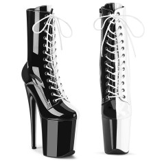 Flamingo-1040TT - Black White Patent