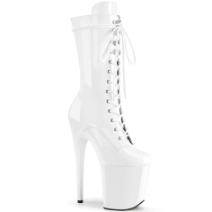 Flamingo-1050 - White Patent