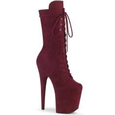 Flamingo-1050FS - Burgundy Faux Suede  