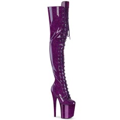Flamingo-3020GP - Purple Glitter Patent