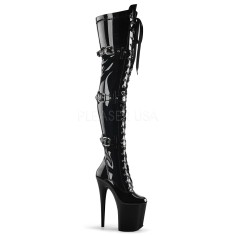 Flamingo-3028 - Black Stretch Patent