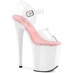 Flamingo-808 - Clear Pink White