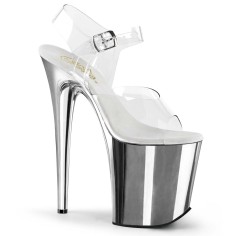 FLAMINGO-808 - Clear Silver Chrome