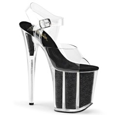 FLAMINGO-808G - Clear Black Glitter