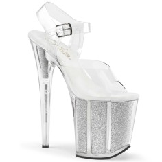 FLAMINGO-808G - Clear Silver Glitter