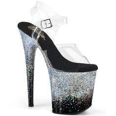 Flamingo-808SS - Clear Black Silver Multi Glitter
