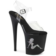 Flamingo-808TGRS - Clear Black AB Silver