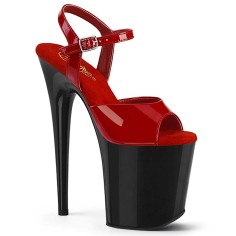 Flamingo-809 - Red Pat Black