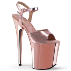 Flamingo-809 - Rose Gold Met Pu Chrome  