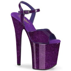 Flamingo-809GP - Purple Glitter Patent