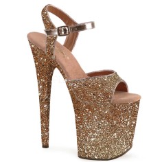 Flamingo-810LG - Rose Gold Glitter  
