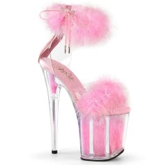 Flamingo-824F - Clear Pink Fur Matching