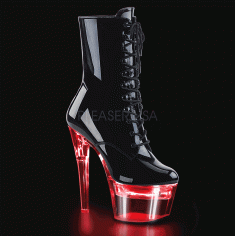 Flashdance-1020-7 - Black Pat Clear  