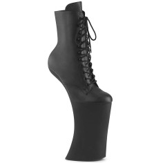 Forbidden-1020 - Black Faux Leather Matte