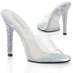 Gala-01DSP - Clear Silver AB - Rhinestone Heel