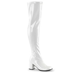 GOGO-3000 - White Stretch Patent