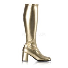 Funtasma Gogo-300 - Gold Stretch Pu