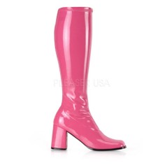 Funtasma Gogo-300 - Hot Pink Stretch Patent